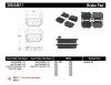 StopTech 309.04611 Sport Disc Brake Pad Set Fits 06-07 Impreza