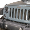 DV8 Offroad D-JP-190010-BK Mesh Grille Fits 07-18 Wrangler (JK) Wrangler (JL)