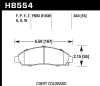 Hawk Performance HB554G.643 DTC-60 Disc Brake Pad