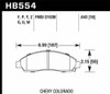 Hawk Performance HB554G.643 DTC-60 Disc Brake Pad