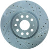 StopTech 227.33098L Select Sport Cross-Drilled And Slotted Disc Brake Rotor