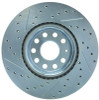StopTech 227.33098L Select Sport Cross-Drilled And Slotted Disc Brake Rotor
