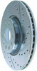 StopTech 227.33098L Select Sport Cross-Drilled And Slotted Disc Brake Rotor
