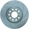 StopTech 227.33098L Select Sport Cross-Drilled And Slotted Disc Brake Rotor