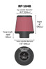 K&N Engineering (Air Filters - Universal Fit) KN Universal Air Filter - Part# RF-1048