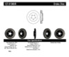 StopTech 127.61086R Sport Cross-Drilled And Slotted Disc Brake Rotor