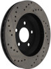 StopTech 127.61086R Sport Cross-Drilled And Slotted Disc Brake Rotor