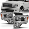 Anzo USA 111444 Projector Headlight Set Fits 09-14 F-150