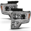 Anzo USA 111444 Projector Headlight Set Fits 09-14 F-150