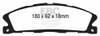 EBC Brakes UD1611 Ultimax  Brake Pads Fits 13-19 Explorer Flex MKS