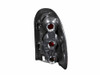 ANZO For 1996-2000 Chrysler Voyager Taillights Black