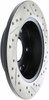 StopTech 127.40042R Sport Cross-Drilled And Slotted Disc Brake Rotor