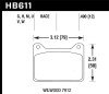 Hawk Performance HB611U.490 DTC-70 Disc Brake Pad