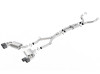 Borla 140687CF S-Type Cat-Back Exhaust System Fits 16-23 Camaro