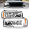 Anzo USA 111523 Crystal Headlight Set