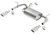 Borla 11834 Touring Axle-Back Exhaust System Fits 12-18 Wrangler (JK)