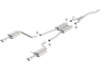 Borla 140100 S-Type Cat-Back Exhaust System Fits 02-08 A4 Quattro