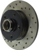 StopTech 128.33035R Sport Cross-Drilled Disc Brake Rotor
