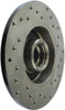 StopTech 128.33035R Sport Cross-Drilled Disc Brake Rotor
