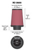 K&N Engineering (Air Filters - Universal Fit) KN Universal Air Filter - Part# RC-2600