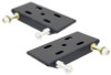 RockJock CE-9031J YJ Leaf Spring Plates w/ Shock and Sway Bar Mounts Pair