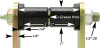 RockJock CE-9034 Leaf Spring Shackles Rear