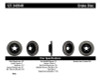 StopTech 127.34054R Sport Cross-Drilled And Slotted Disc Brake Rotor Fits M3 M5