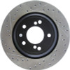StopTech 127.34054R Sport Cross-Drilled And Slotted Disc Brake Rotor Fits M3 M5