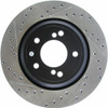 StopTech 127.34054R Sport Cross-Drilled And Slotted Disc Brake Rotor Fits M3 M5