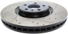 StopTech 127.33134L Sport Cross-Drilled And Slotted Disc Brake Rotor