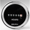 AutoMeter 2587 Traditional Chrome Electric Hourmeter Gauge