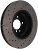 StopTech 128.34093L Sport Cross-Drilled Disc Brake Rotor