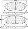 StopTech 305.10780 Street Select Brake Pads