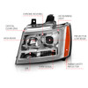 Anzo USA 111403 Projector Headlight Set