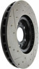 StopTech 127.63080L Sport Cross-Drilled And Slotted Disc Brake Rotor