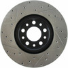 StopTech 127.63080L Sport Cross-Drilled And Slotted Disc Brake Rotor