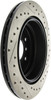 StopTech 127.34091R Sport Cross-Drilled And Slotted Disc Brake Rotor