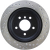 StopTech 127.34091R Sport Cross-Drilled And Slotted Disc Brake Rotor
