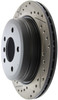 StopTech 127.34091R Sport Cross-Drilled And Slotted Disc Brake Rotor