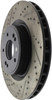StopTech 127.51036R Sport Cross-Drilled And Slotted Disc Brake Rotor