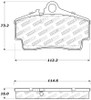 StopTech 309.07380 StopTech Sport Brake Pads Fits 97-12 911 Boxster Cayman