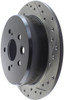 StopTech 127.44142L Sport Cross-Drilled And Slotted Disc Brake Rotor Fits IS250