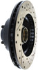 StopTech 127.63022R Select Sport Cross-Drilled And Slotted Disc Brake Rotor