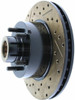 StopTech 127.63022R Select Sport Cross-Drilled And Slotted Disc Brake Rotor