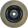 StopTech 127.63022R Select Sport Cross-Drilled And Slotted Disc Brake Rotor