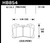 Hawk Performance HB854B.721 HPS 5.0 Disc Brake Pad