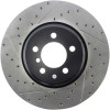 StopTech 127.34144R Sport Cross-Drilled And Slotted Disc Brake Rotor