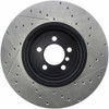 StopTech 127.34144R Sport Cross-Drilled And Slotted Disc Brake Rotor