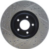 StopTech 127.45078L Sport Cross-Drilled And Slotted Disc Brake Rotor Fits 3