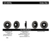 StopTech 127.45078L Sport Cross-Drilled And Slotted Disc Brake Rotor Fits 3